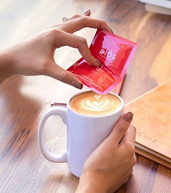 Living Alkaline with Velovita Plos with Coffee