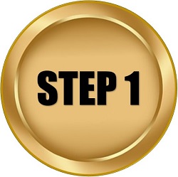 Gold matted Step 1 button to become an affiliate with Anchor Offer #1