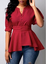 Fashionable dress top with jeans can be found through this fashion savings membership.