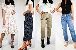 Retro vintage clothing line timeless classics used in everyday wear.