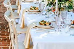Table setting for holiday gathering can be more elegantly dressed when you save time with modern kitchen gadgets for cooking and entertaining.