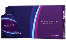 Reserve packet and box for where to buy reserve by Jeunesse supplement.