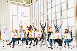 Group of happy fundraisers that reached their goal. Your Charity Auction id is a proven auction system for community fundraising