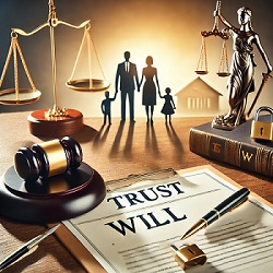 Trust vs Will is the main topic today in estate planning. Learn banks and courts balance of trust vs will
