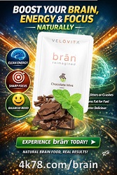Illustration featuring a Velovita bran snap to boost your brain energy and focus naturally with the best brain supplement for focus and energy